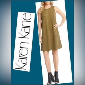 Karen Kane Faux Suede Shift Dress